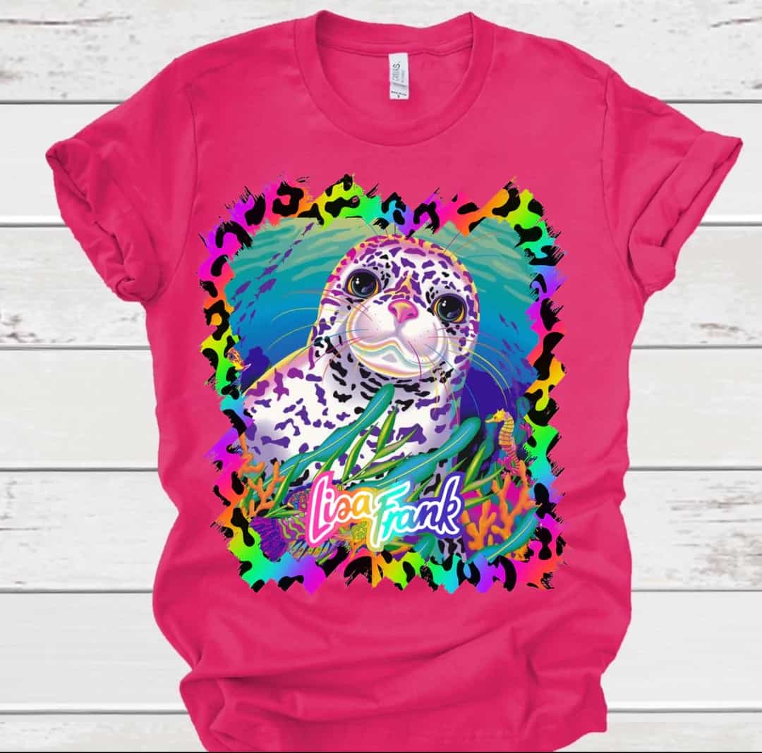 Rainbow Brand Seal Screen Transfer T-Shirt
