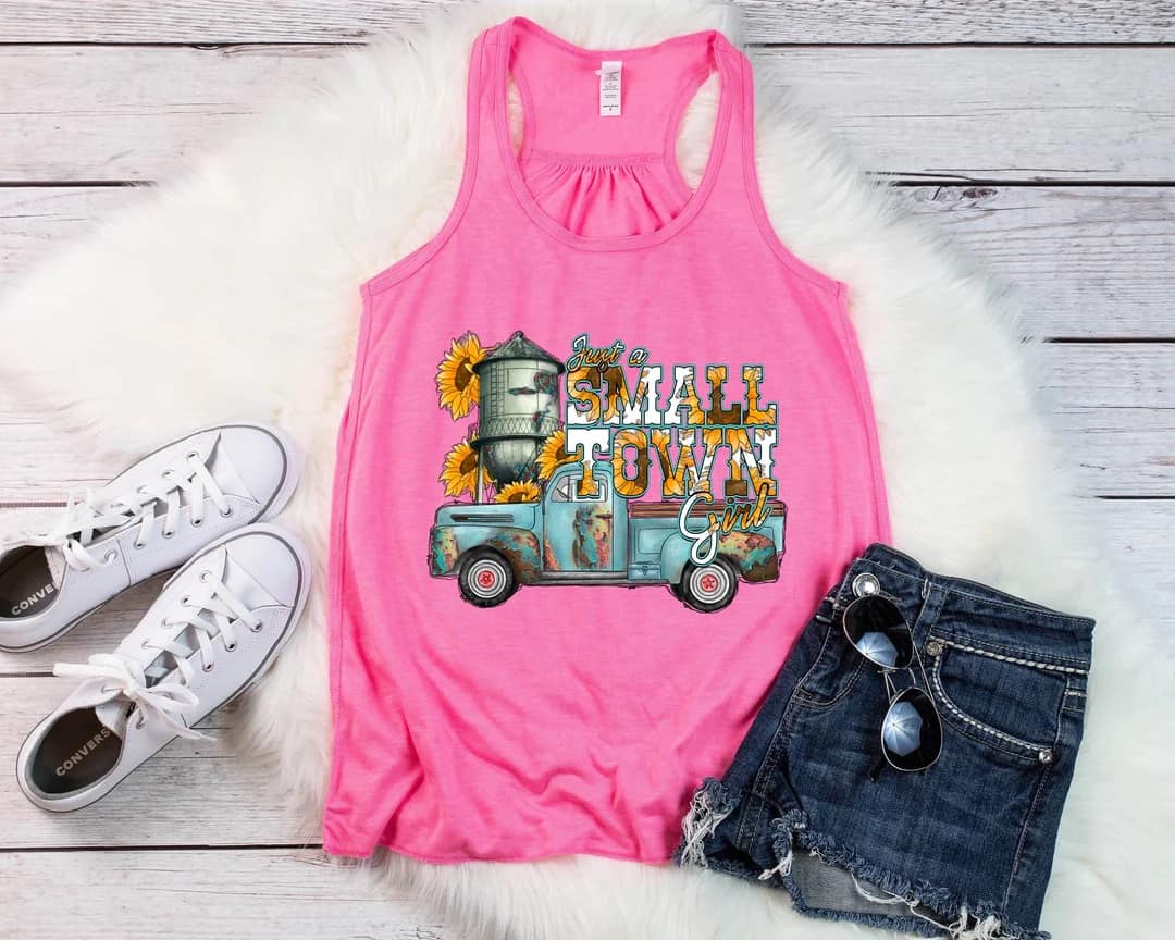 Small Town girl Screen Transfer T-Shirt