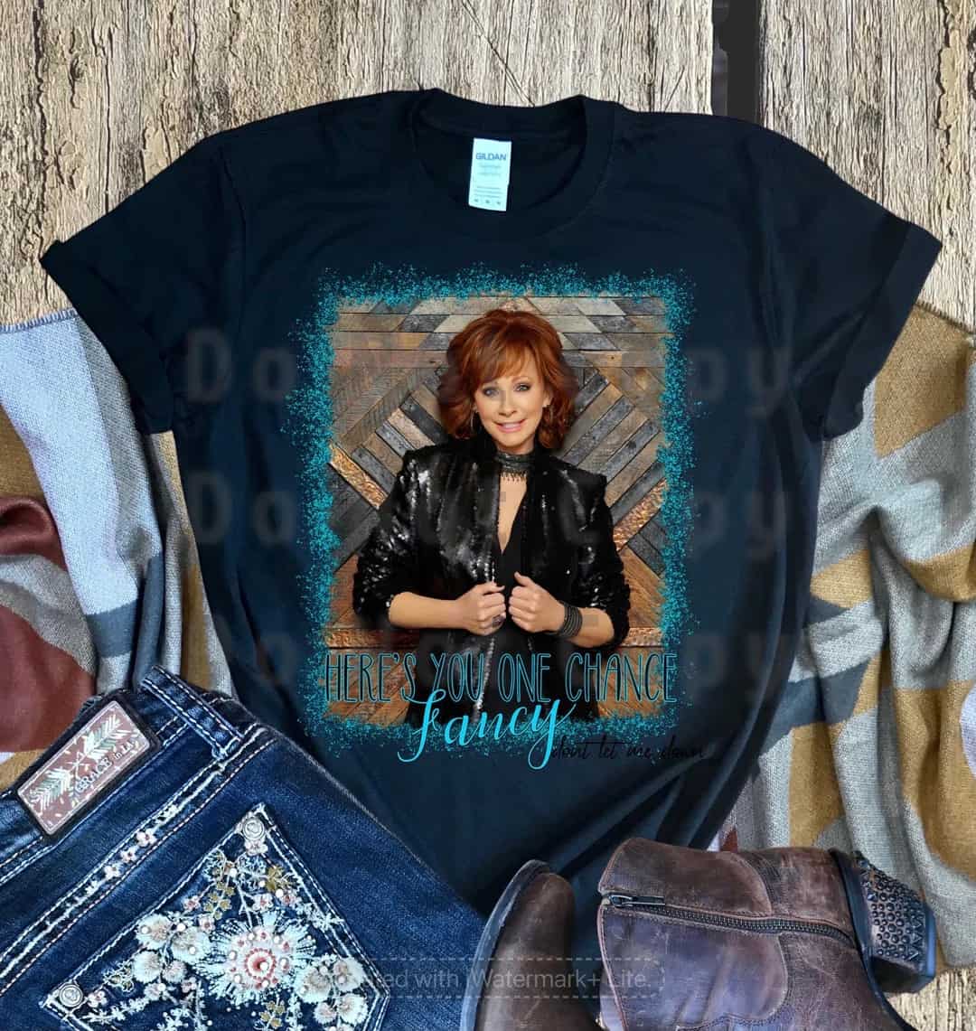 Reba Screen Transfer T-Shirt