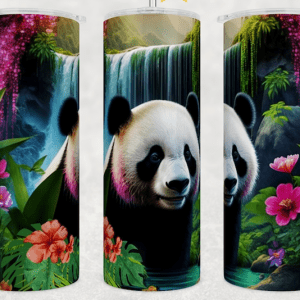 Tropical Panda and Bamboo