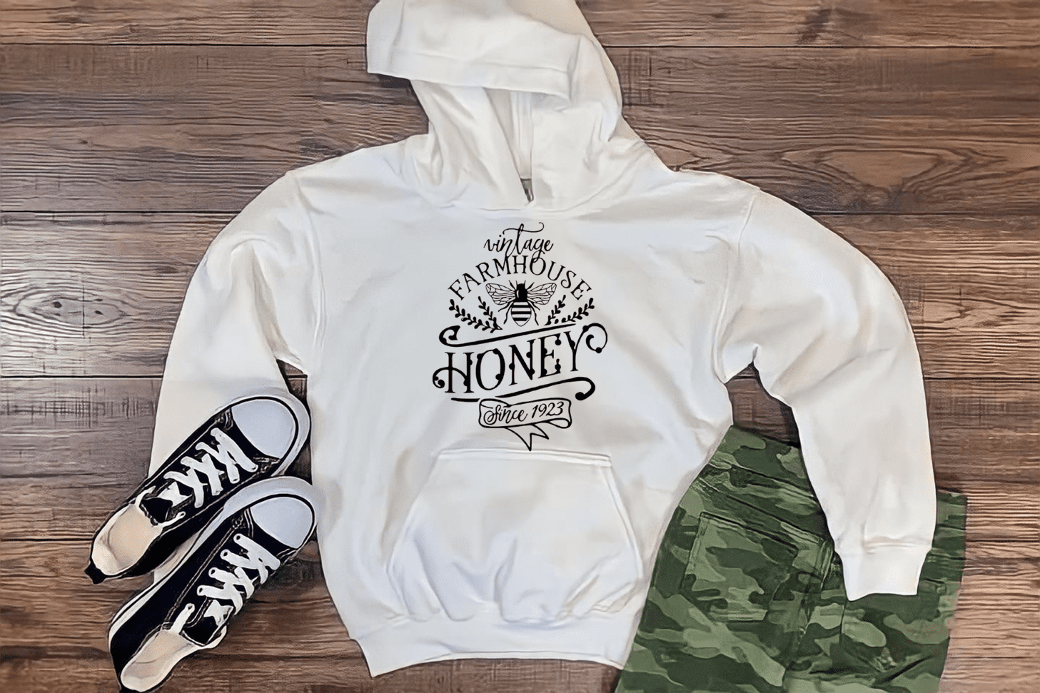 Vintage Farmhouse Honey Hoodie