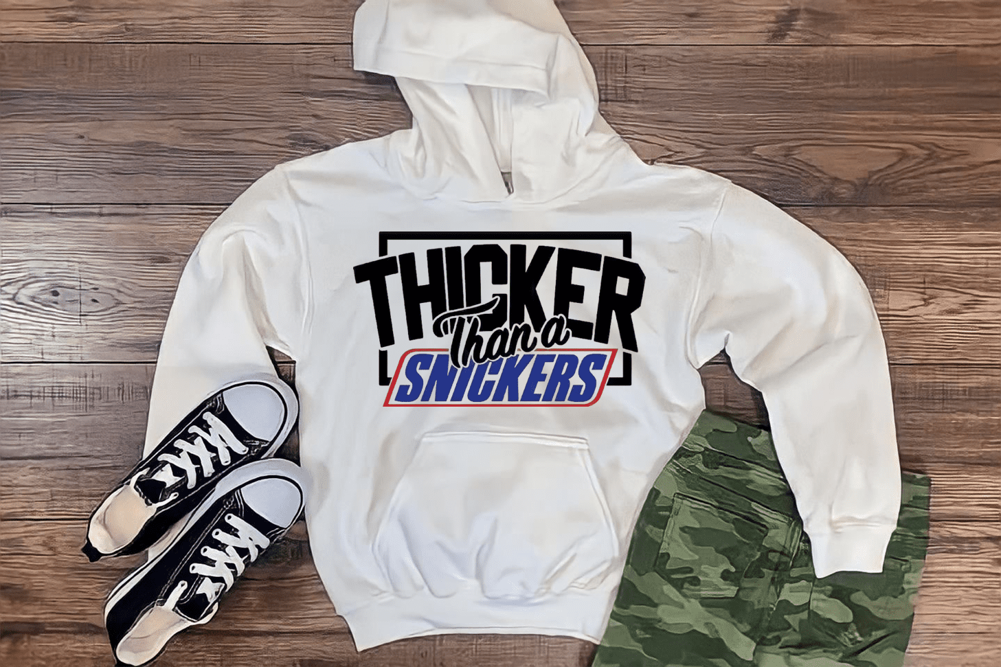 Thicker Than A Snickers Hoodie