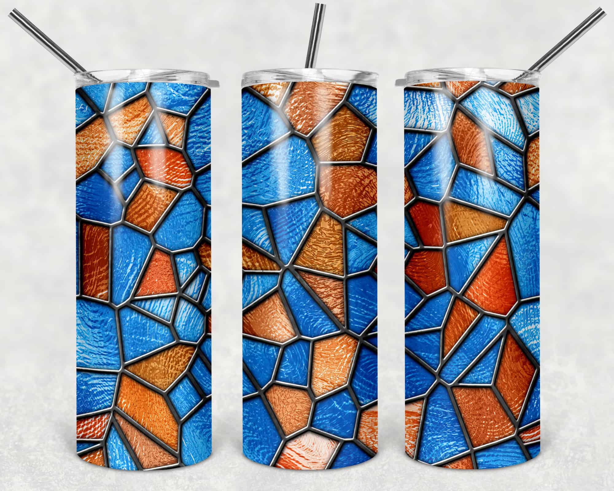 Blue Copper Stainglass