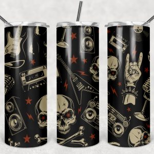 Skulls Cassette Boom Box