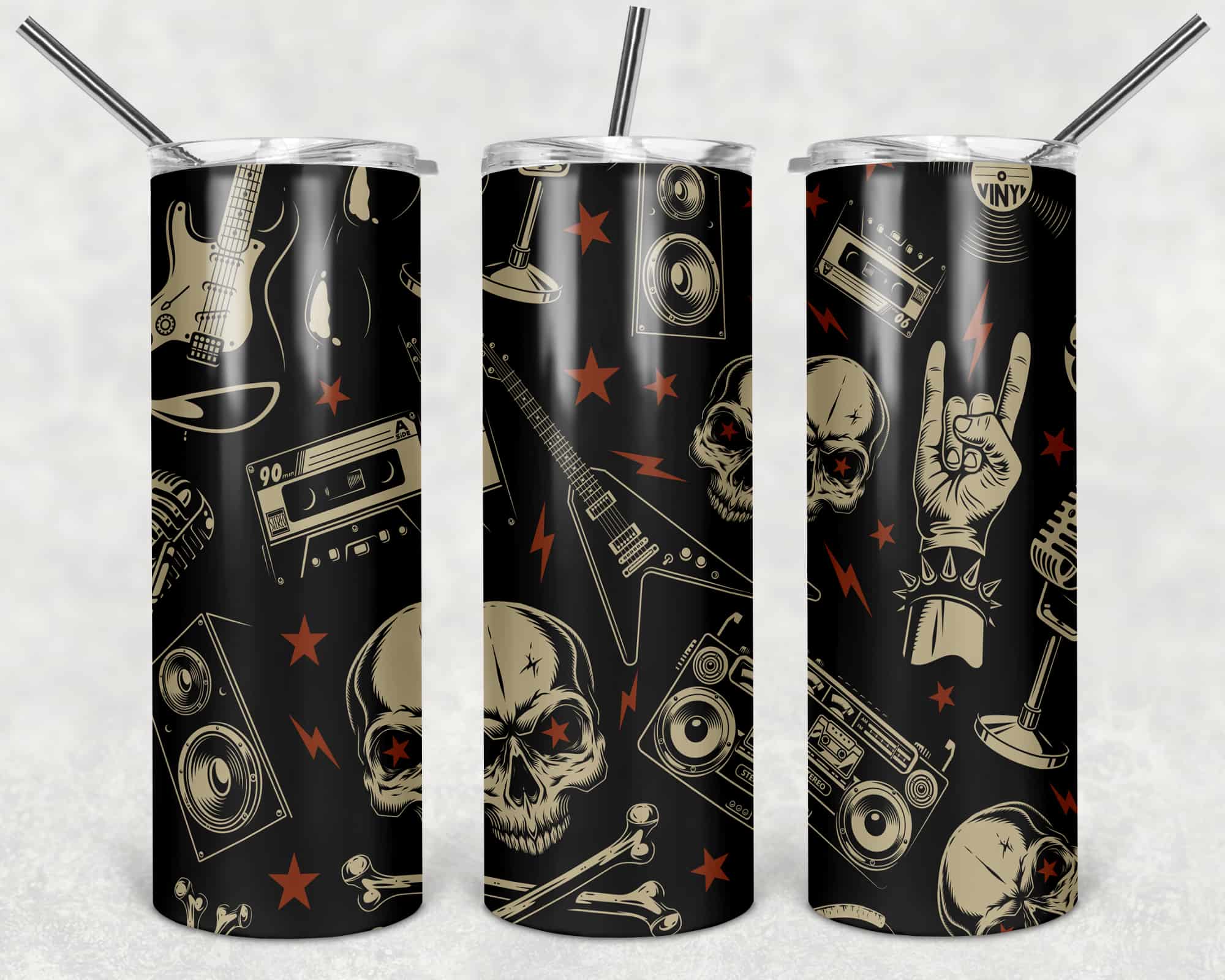 Skulls Cassette Boom Box
