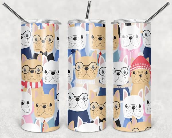 Cartoon Dogs Wearing Glasses