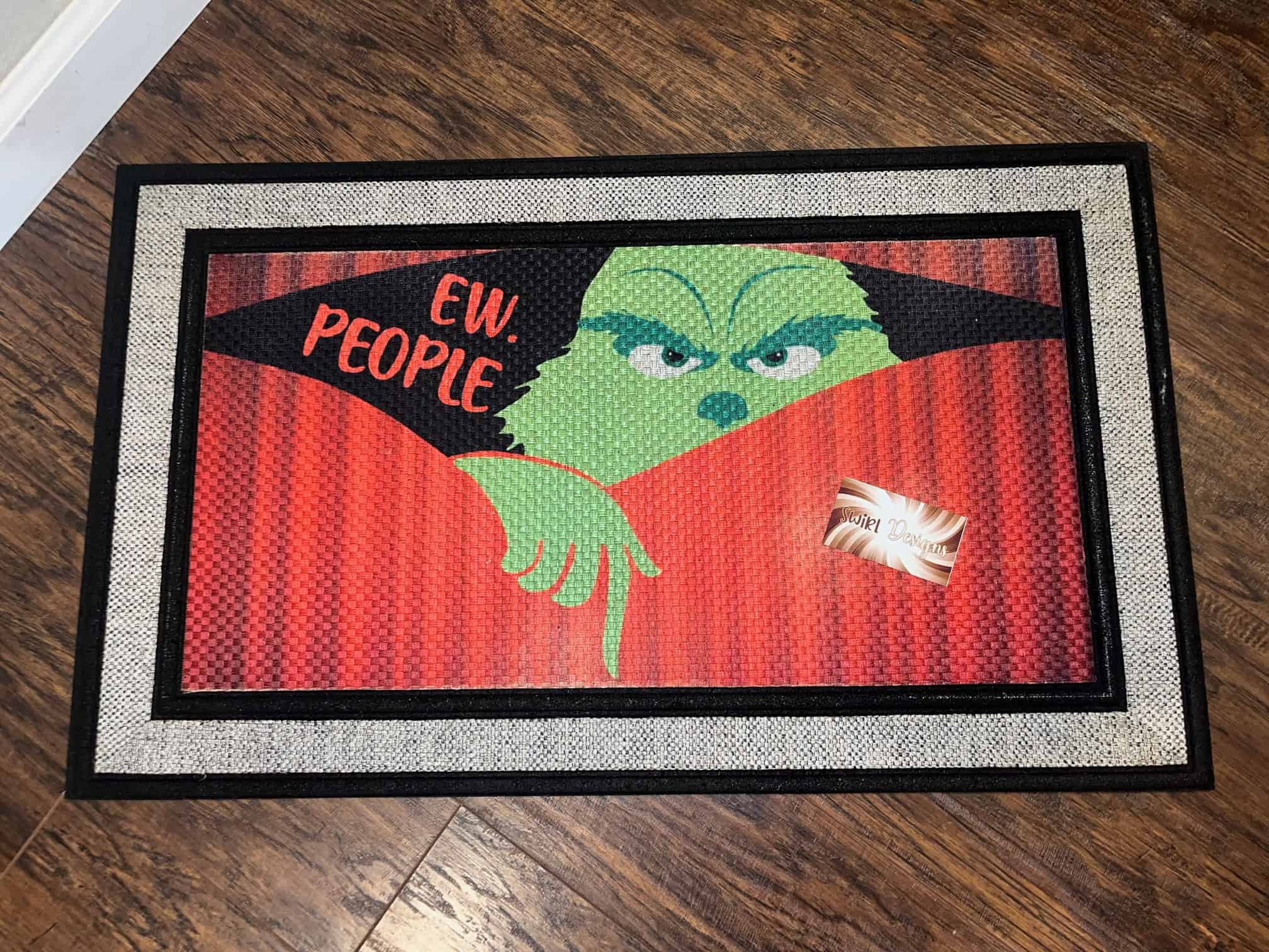 Red Ew People Doormat