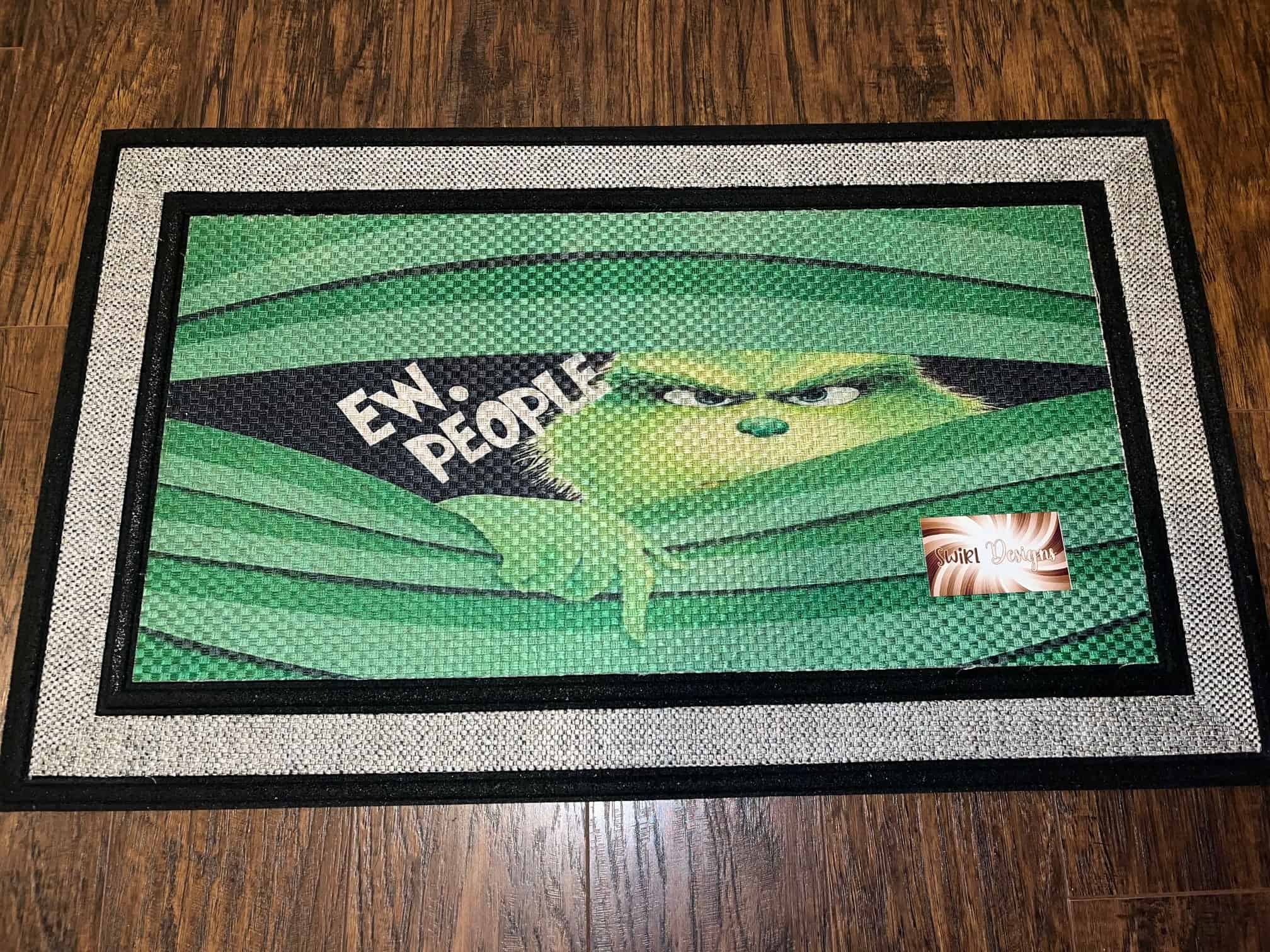 Green Ew People Doormat