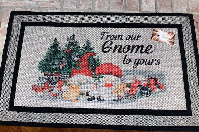From Our Gnome to Yours Doormat