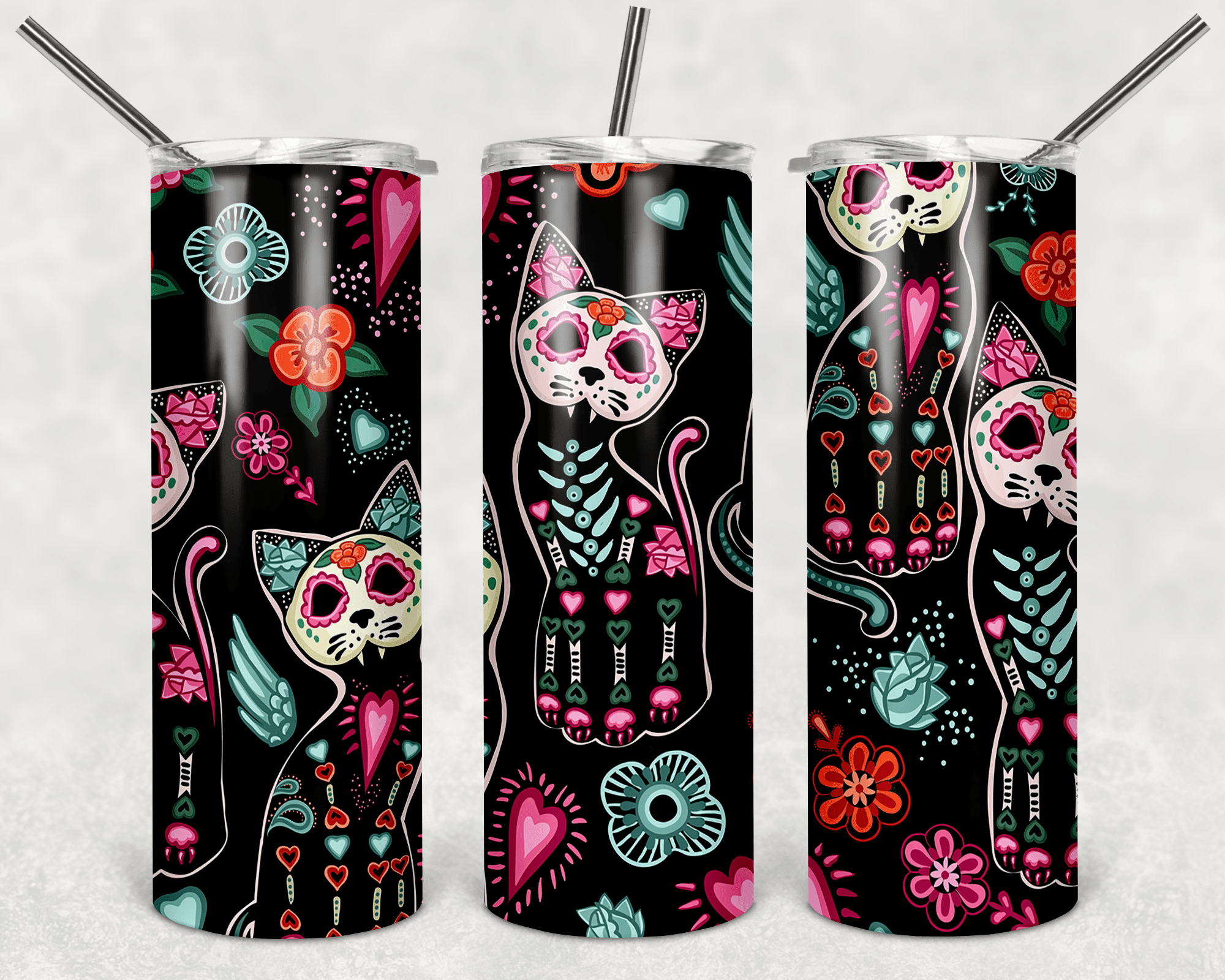 Cat Dia De Los Muertos
