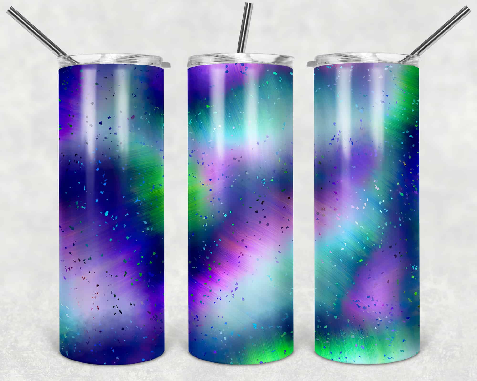 Cosmic Purple Blue Green