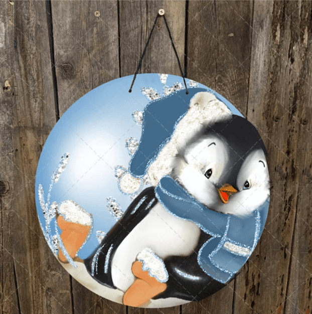 Penguin Door Hanger