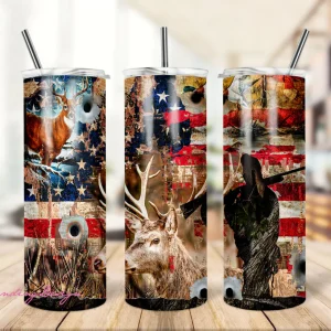 Huntin Deer Duck Flag