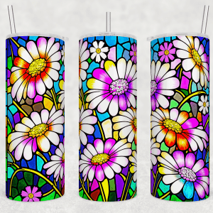 Daisies - Stained Glass