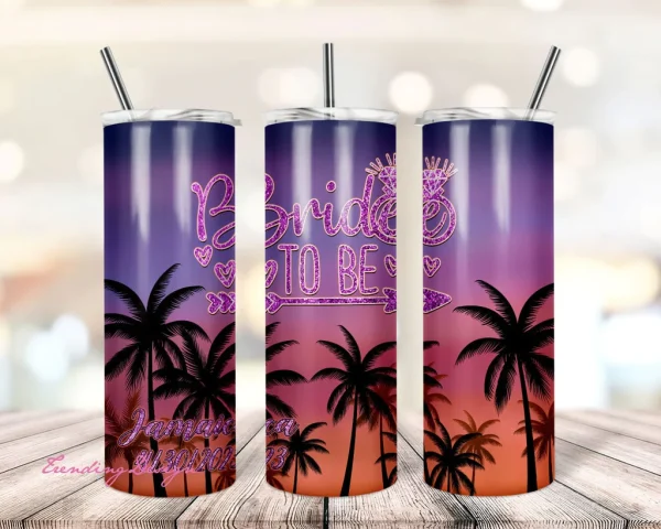 Glitter Sunset Beach Bride