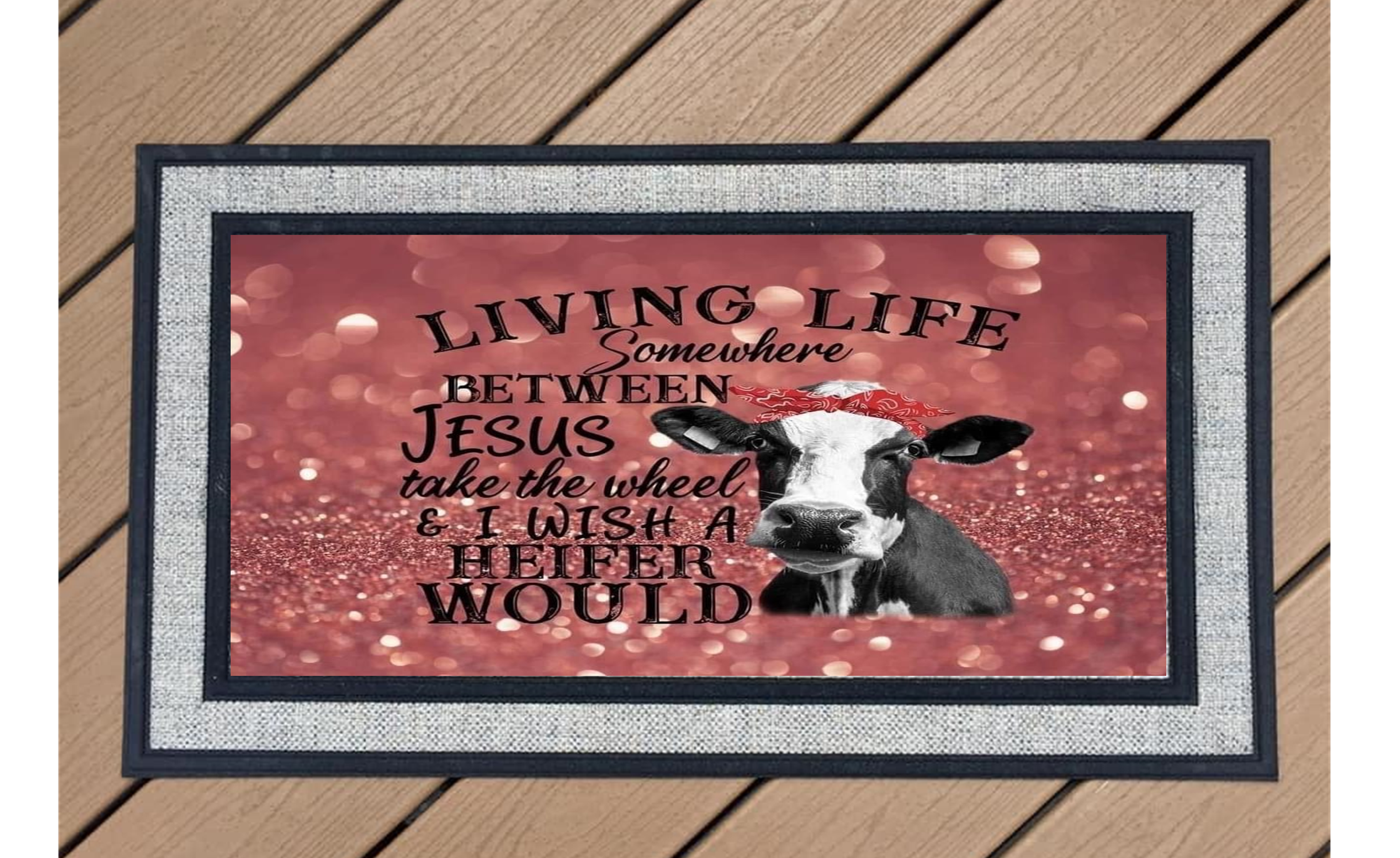 Living Life Somewhere Between Jesus Take the Wheel and I Wish a Heifer Would