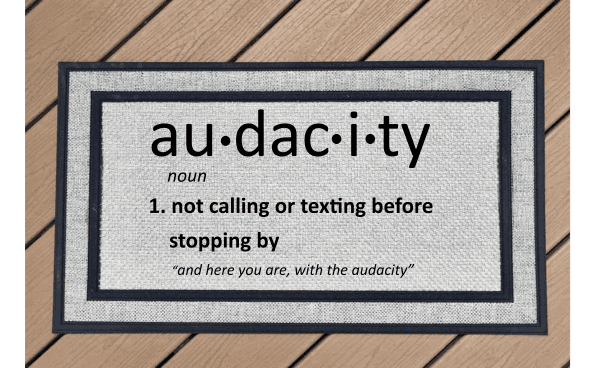 Audacity Doormat