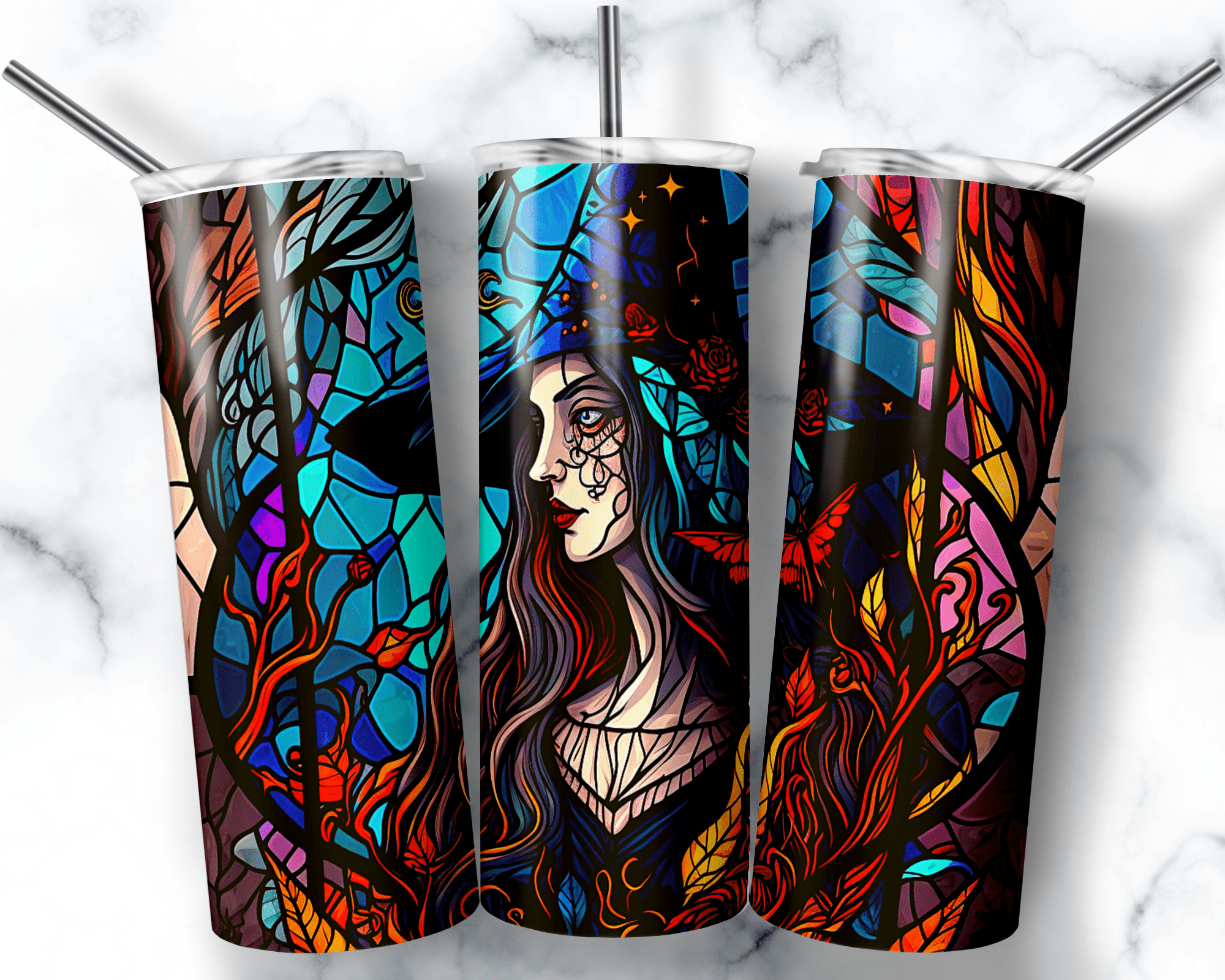 Stained Glass Witch