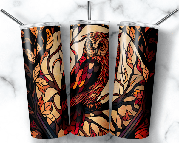Stained Glass Owl
