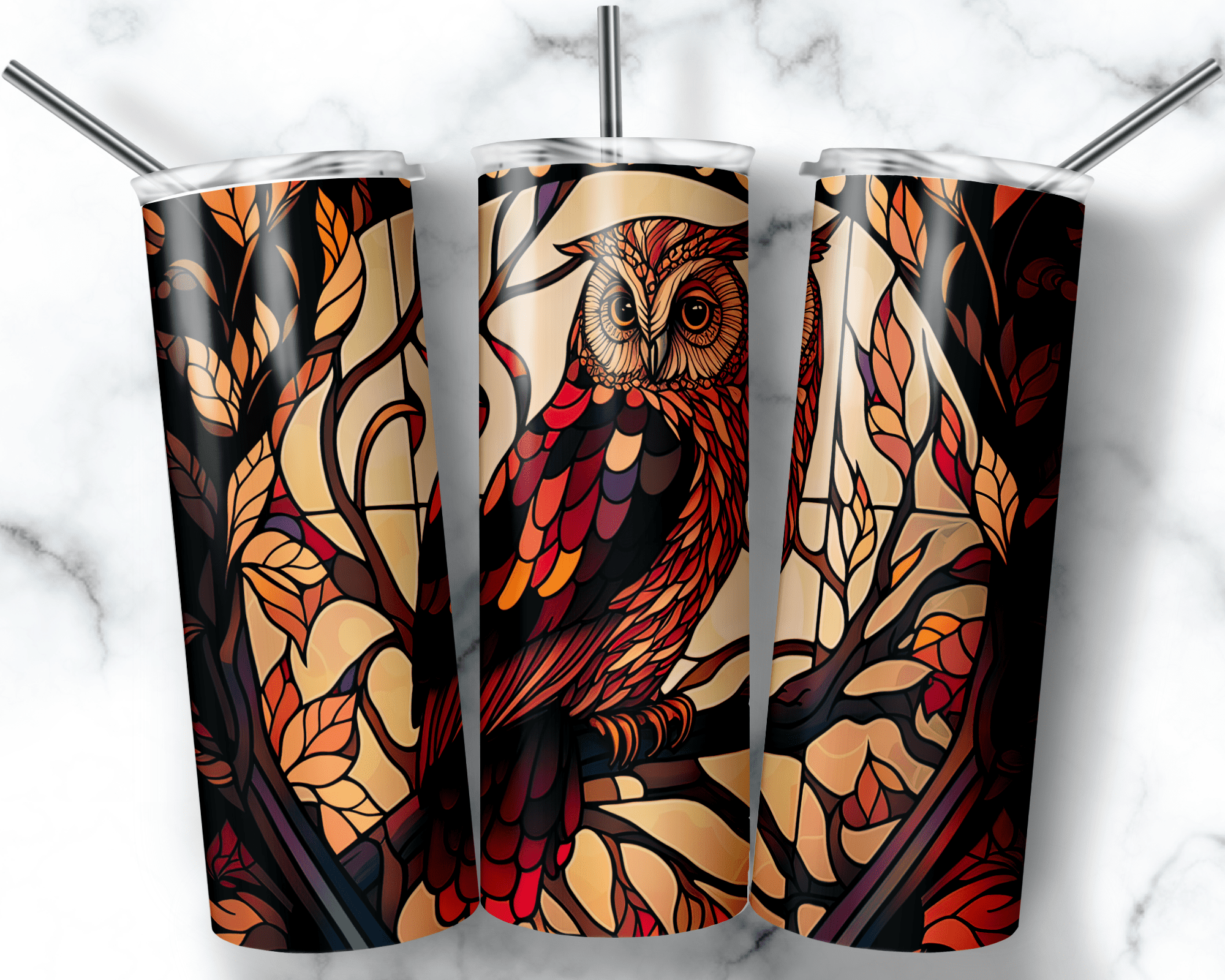 Stained Glass Owl