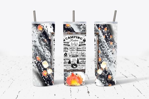 Camping Rules - Fire and Marshmallows