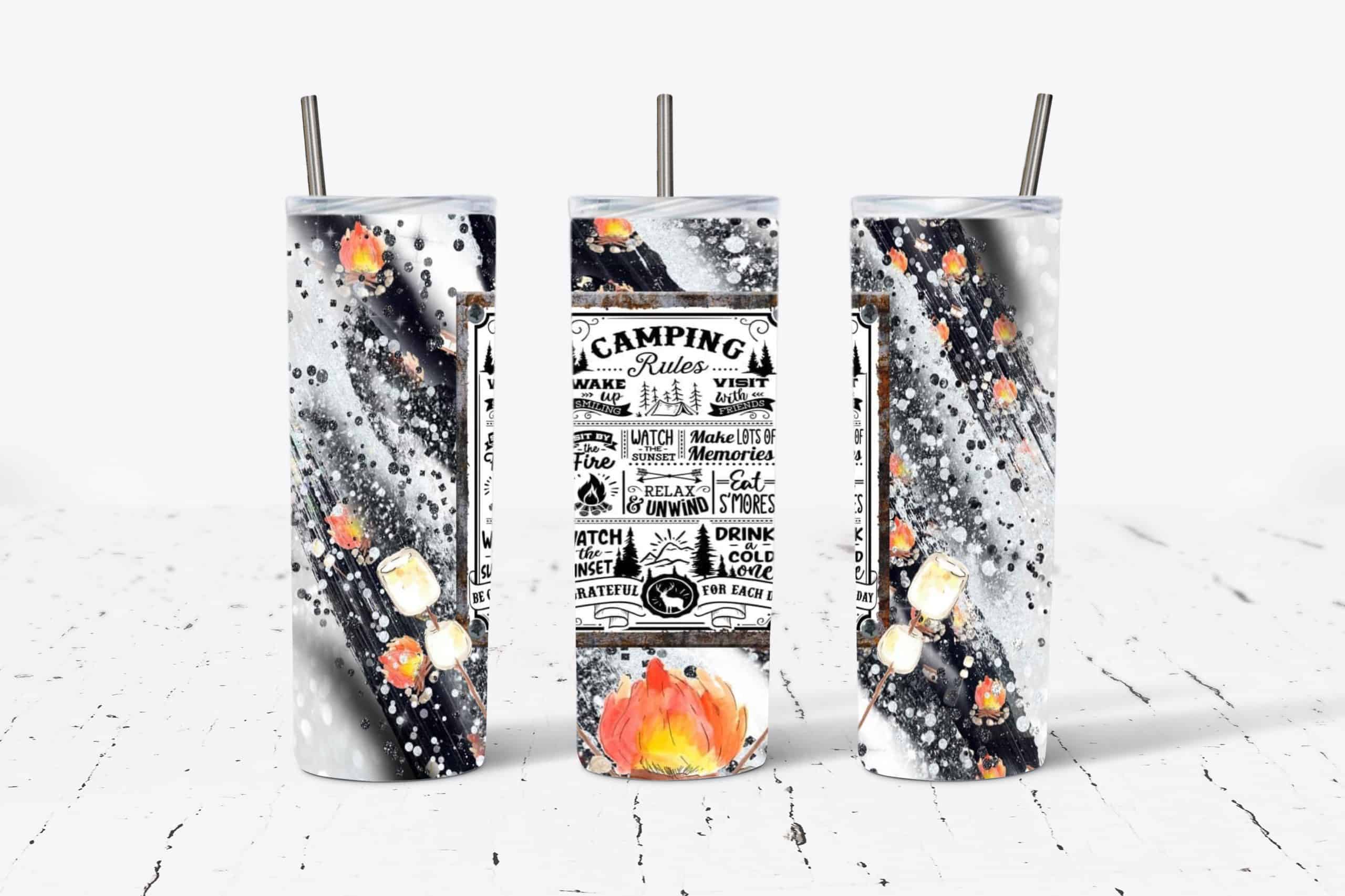 Camping Rules - Fire and Marshmallows