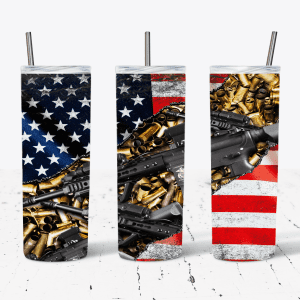USA Flag Guns and Ammo
