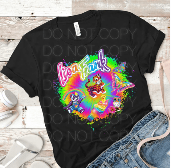 Glitter Rainbow Tie-Dye LF
