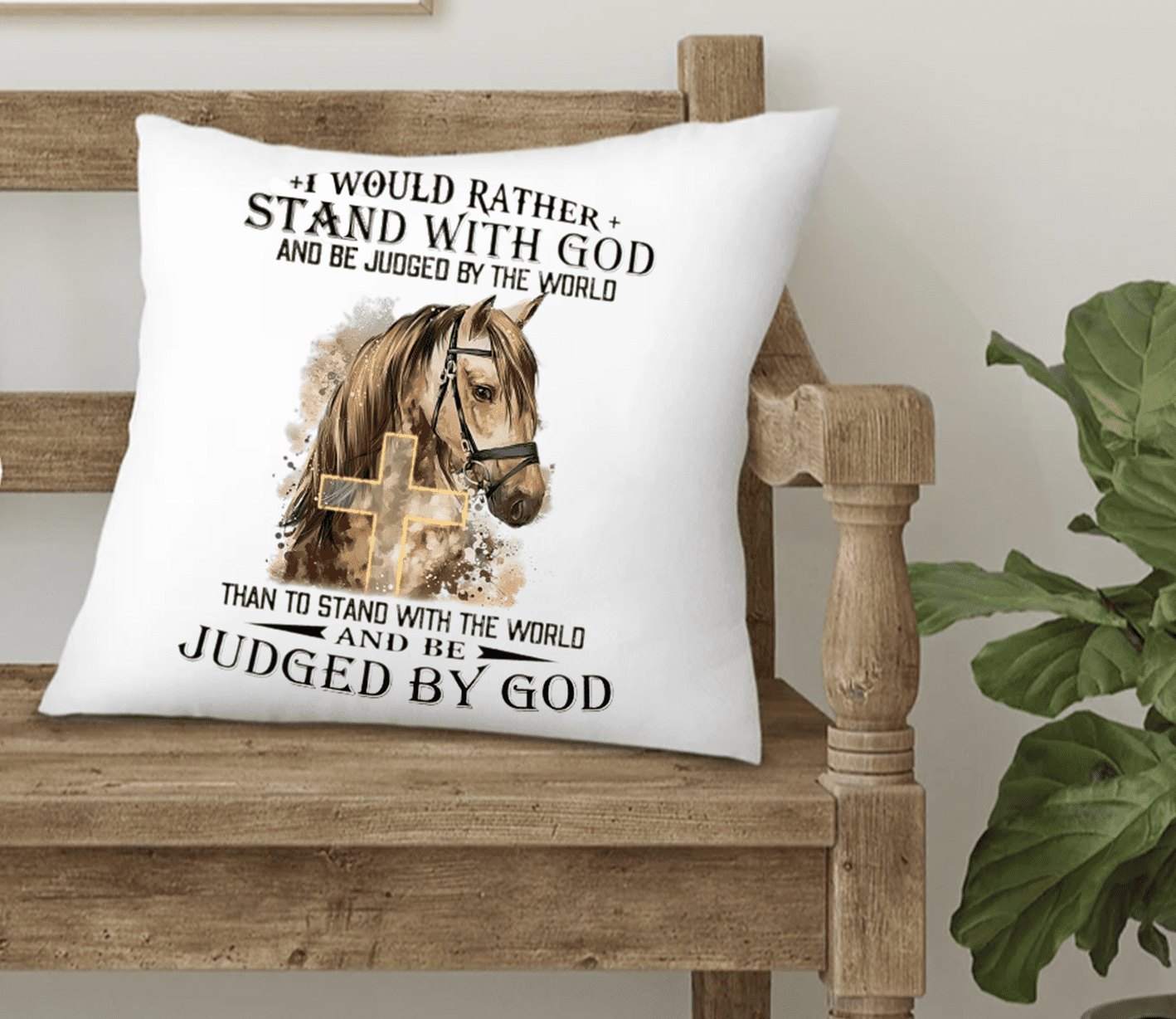 I Would Rather Stand With God and Be Judged By The World...