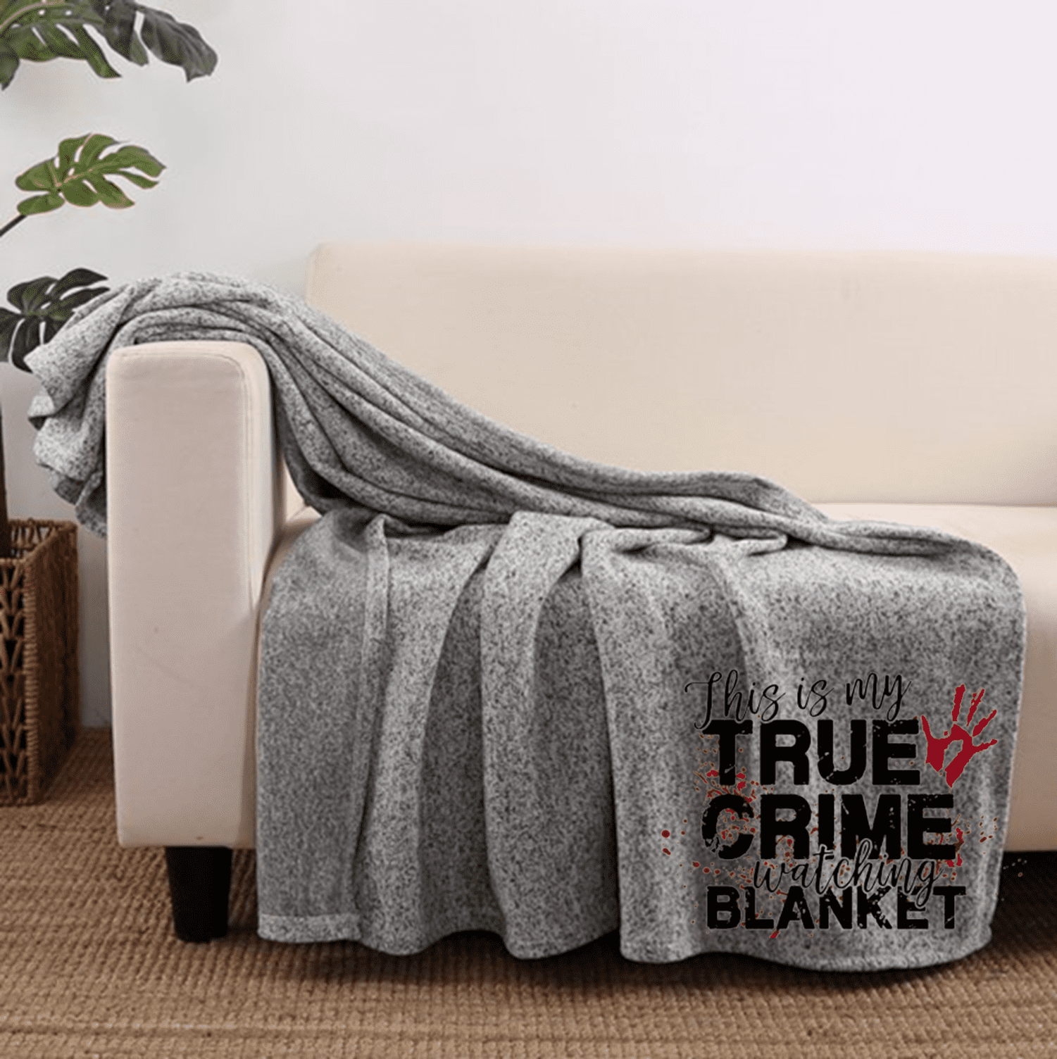 My True Crime Watching Blanket