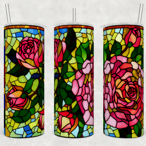 Stained Glass Roses