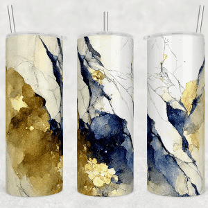 Navy Marble