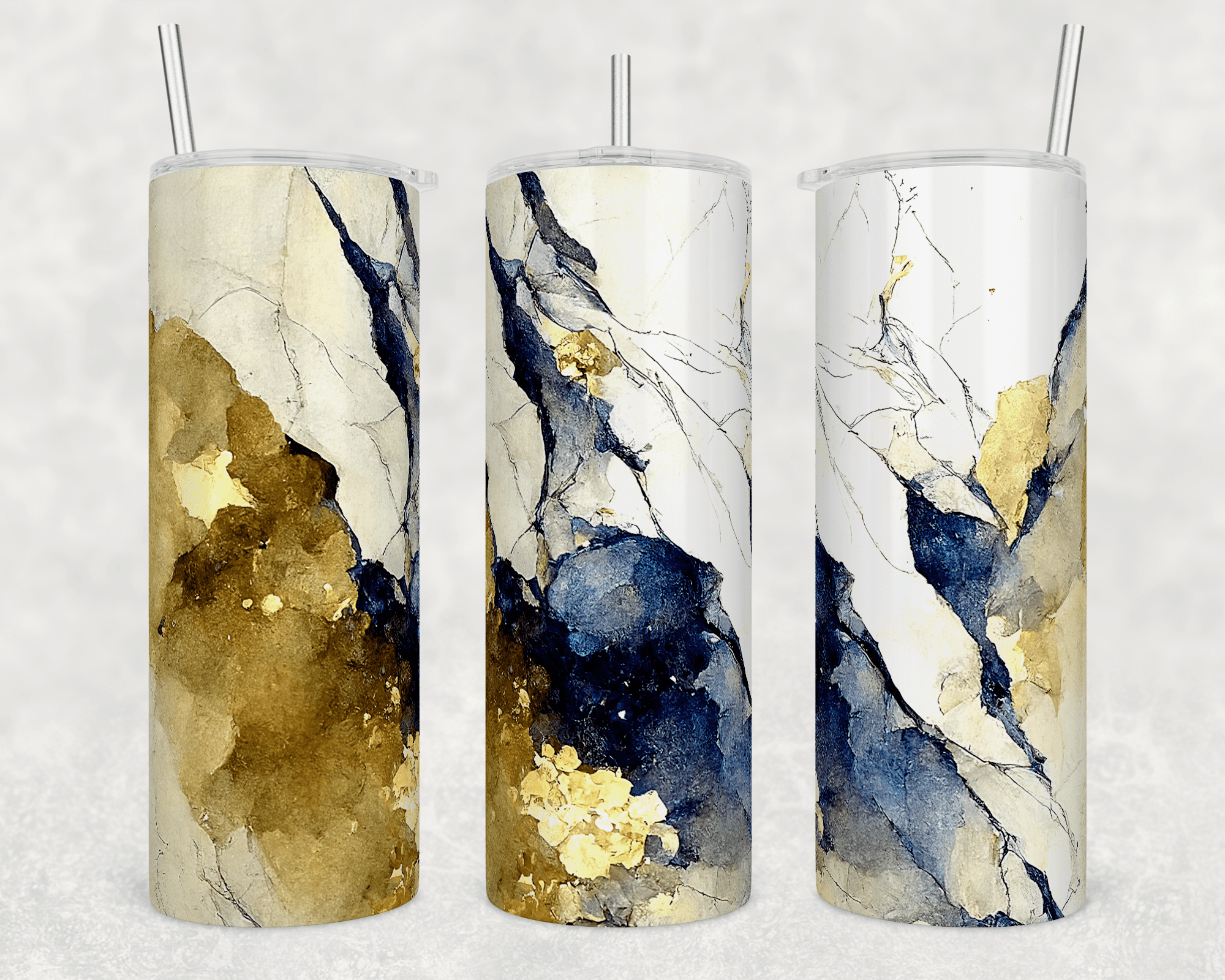 Navy Marble