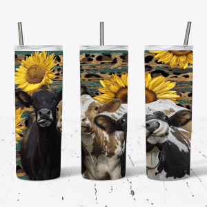 Three Cows and Daisies