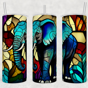 Stained Glass Elephant