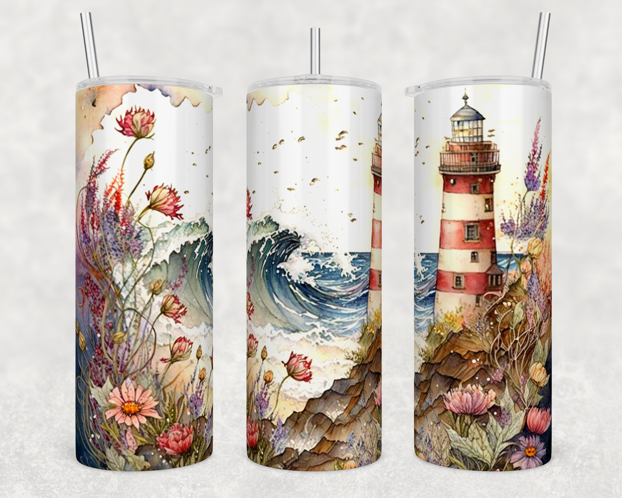 Watercolor Lighthouse