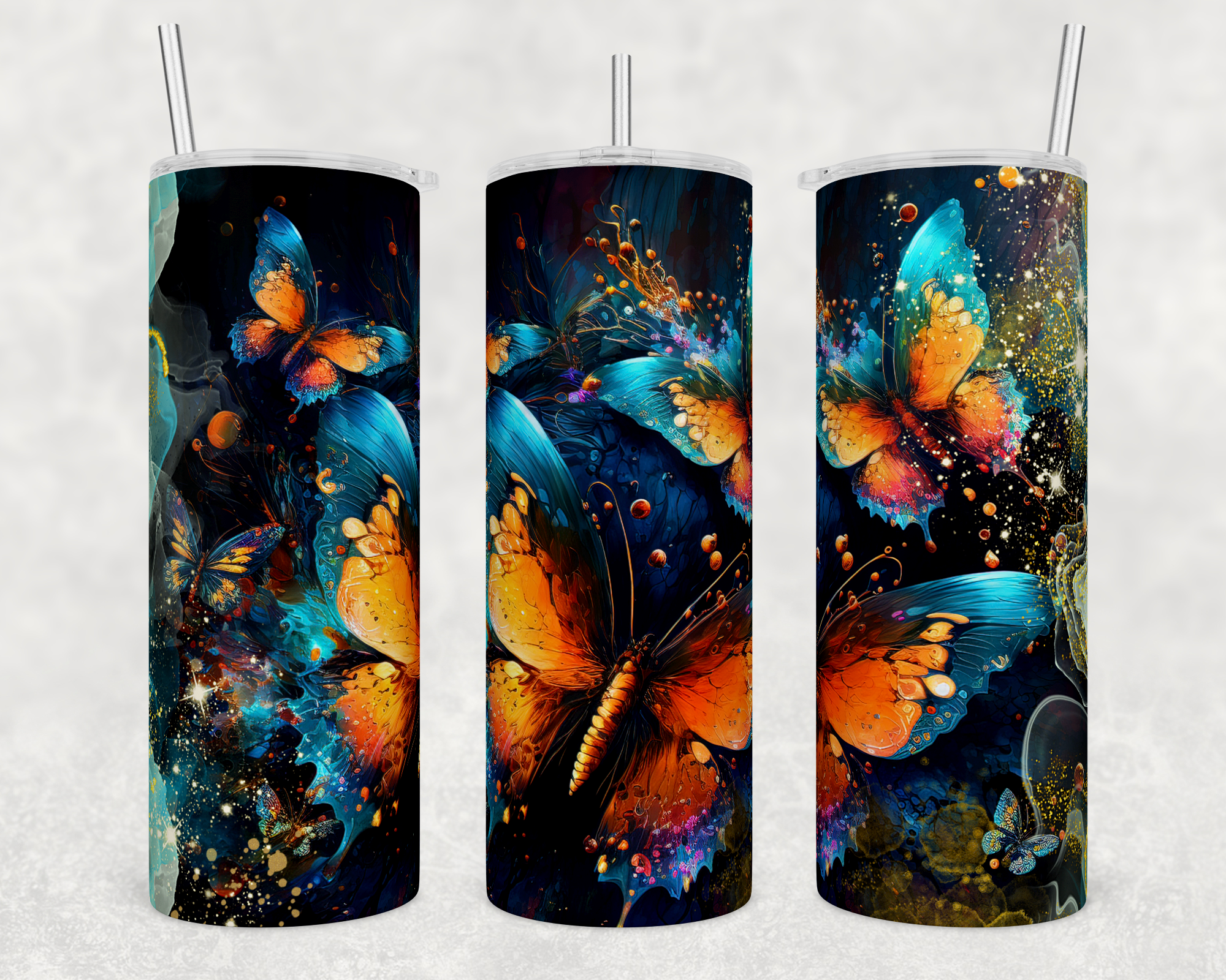Alcohol Ink Butterflies