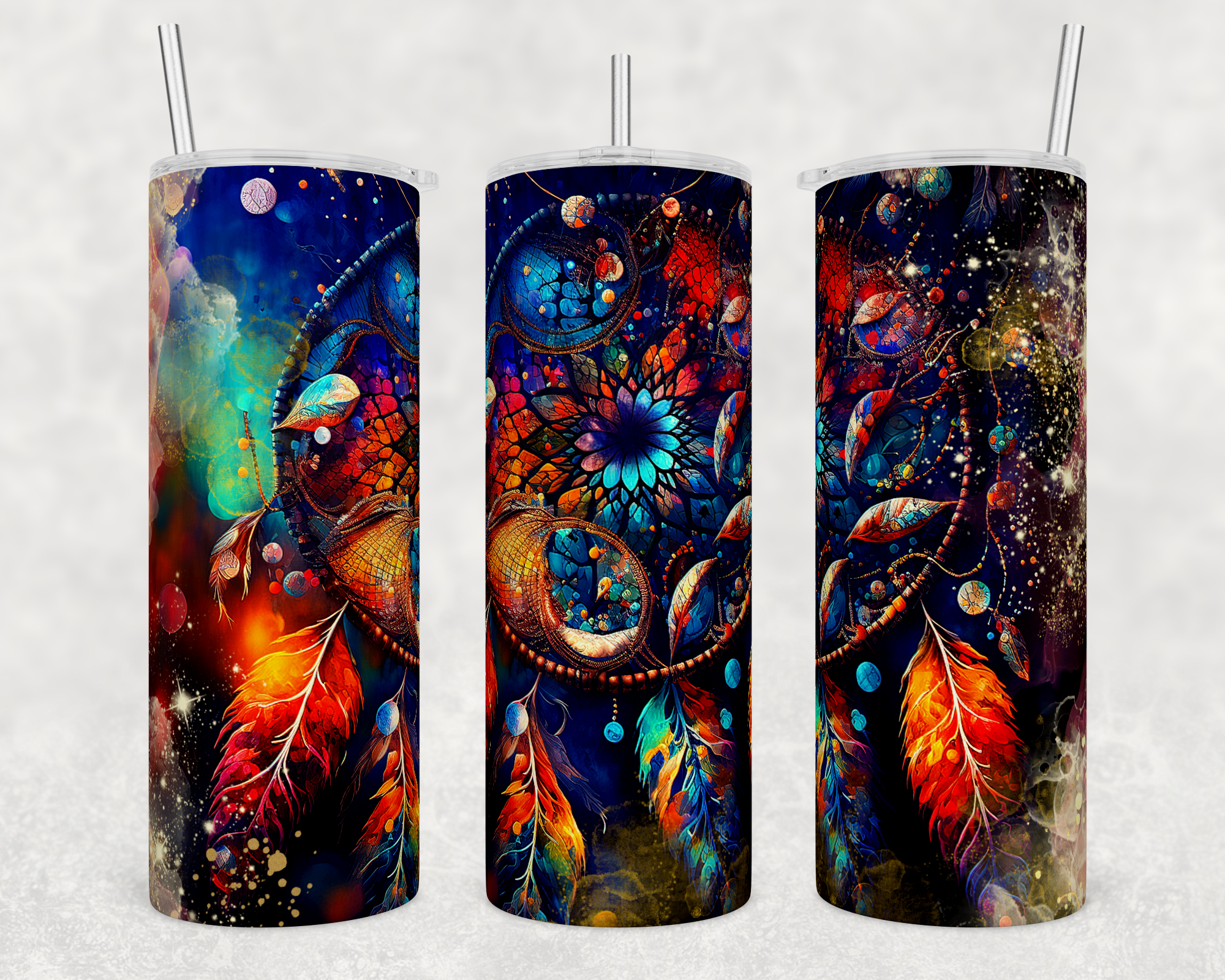 Alcohol Ink Dreamcatcher