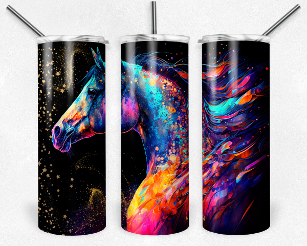 Alcohol Ink Horse