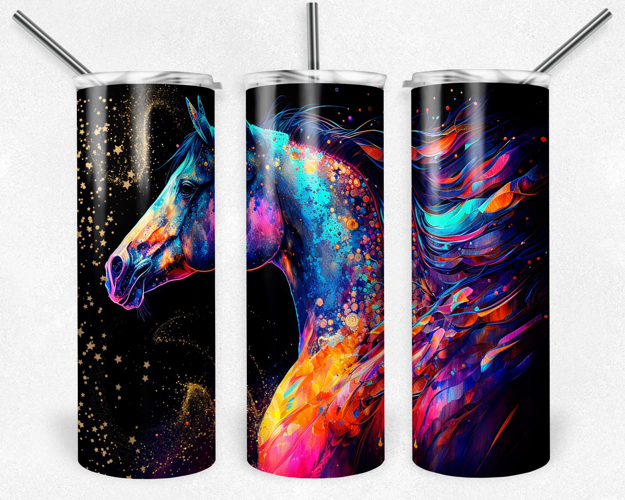 Alcohol Ink Horse