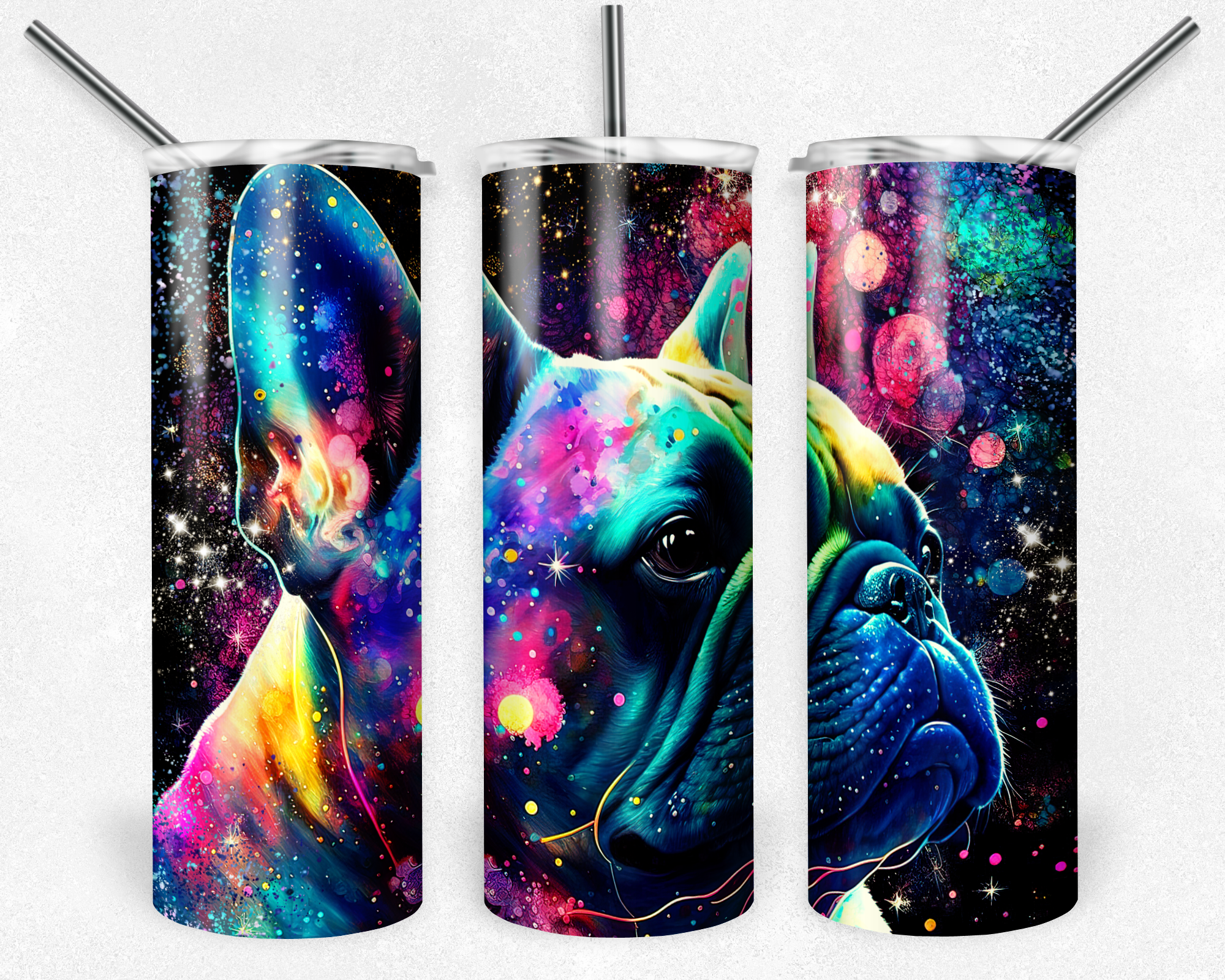 Alcohol Ink Frenchie