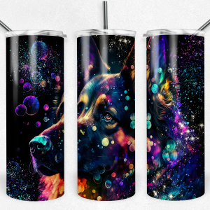Alcohol Ink German Shepherd