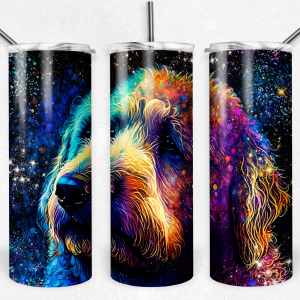 Alcohol Ink Goldendoodle