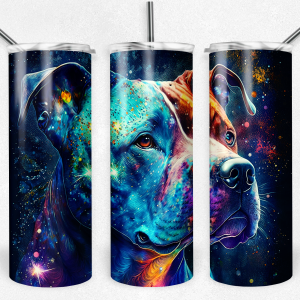 Alcohol Ink Pit Bull
