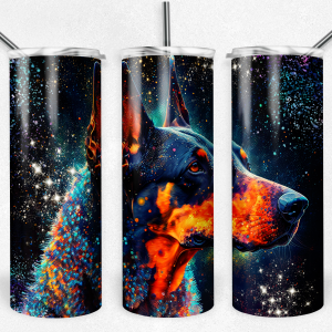 Alcohol Ink Doberman