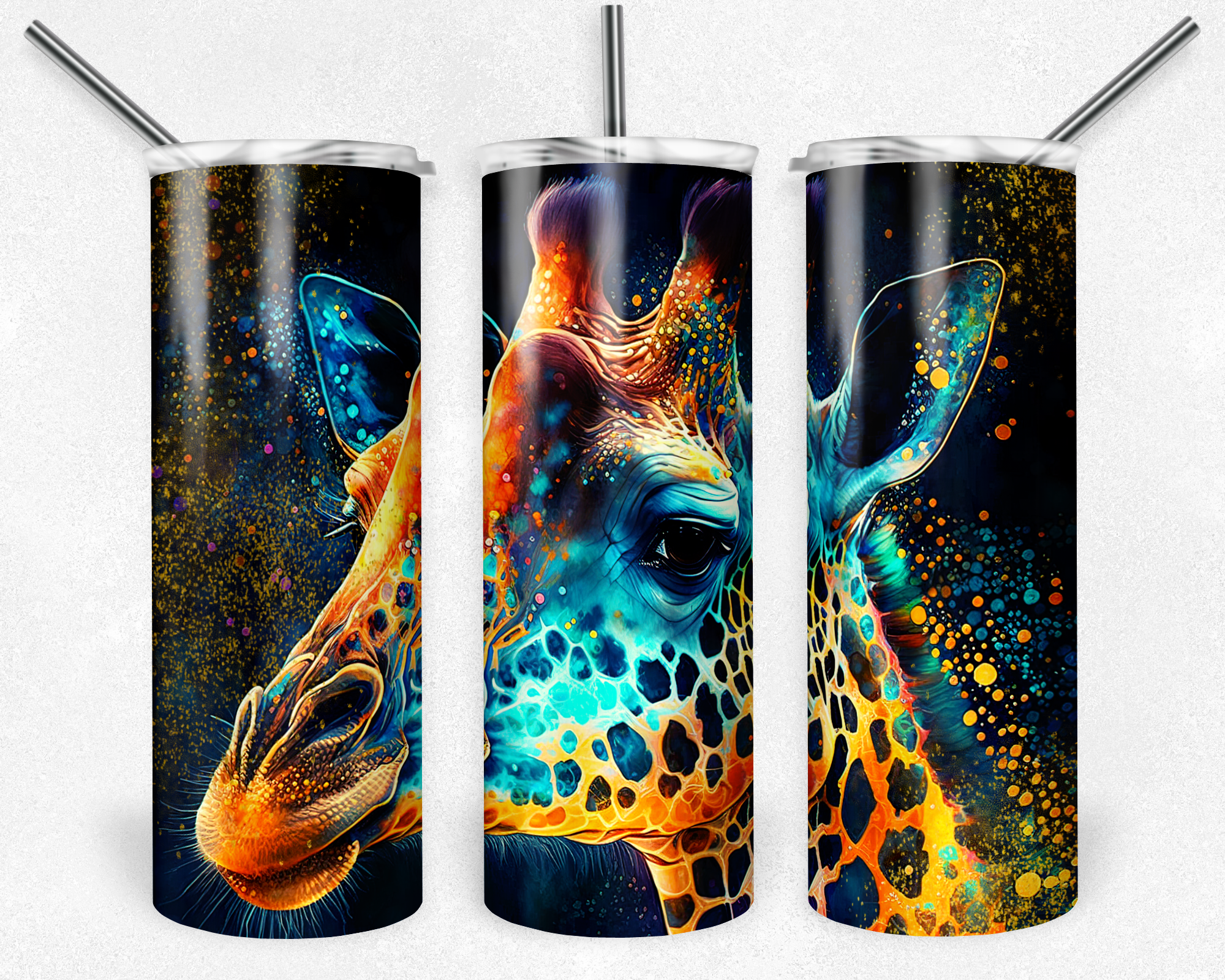 Alcohol Ink Giraffe