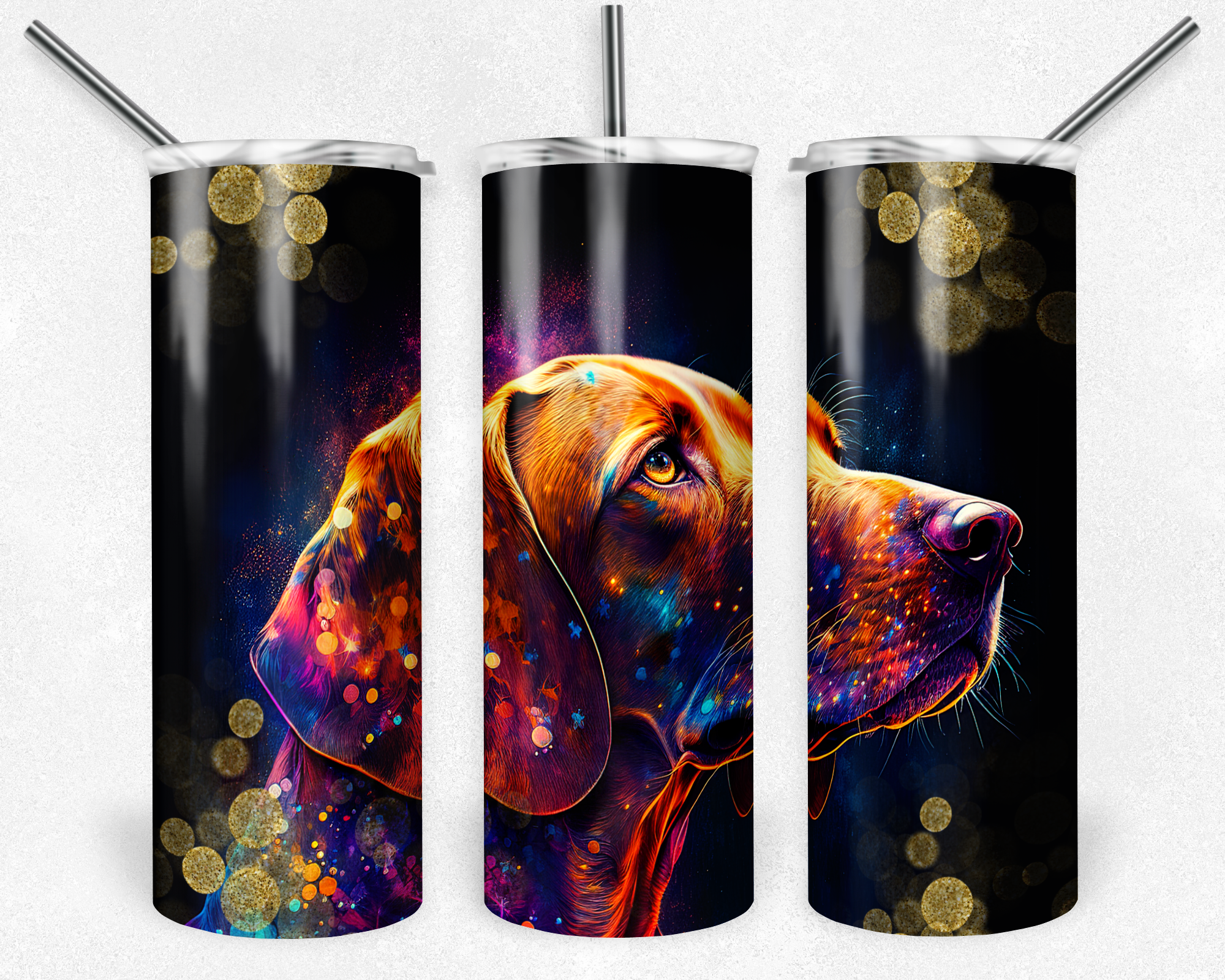Alcohol Ink Vizsla