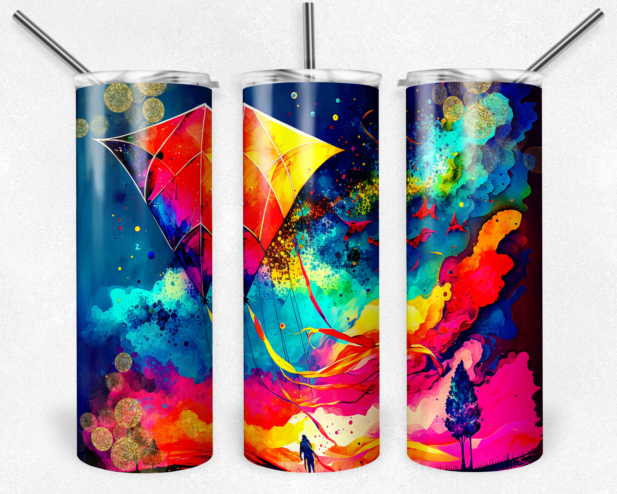 Alcohol Ink Kite